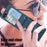 For Samsung Galaxy Z Flip5 5G Case PU Leather + TPU RFID Blocking Card Slots Phone Cover with 2 Straps - Blue - 7