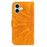 For iPhone 17 Case Sunflower Imprint Leather Wallet Phone Cover with Wrist Strap - Yellow - 7