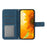 For iPhone 18 Pro Max / 17 Pro Max Case Sunflower Imprint PU Leather Phone Cover with Long Strap - Dark Blue - 2