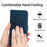 For iPhone 18 Pro Max / 17 Pro Max Case Sunflower Imprint PU Leather Phone Cover with Long Strap - Dark Blue - 4