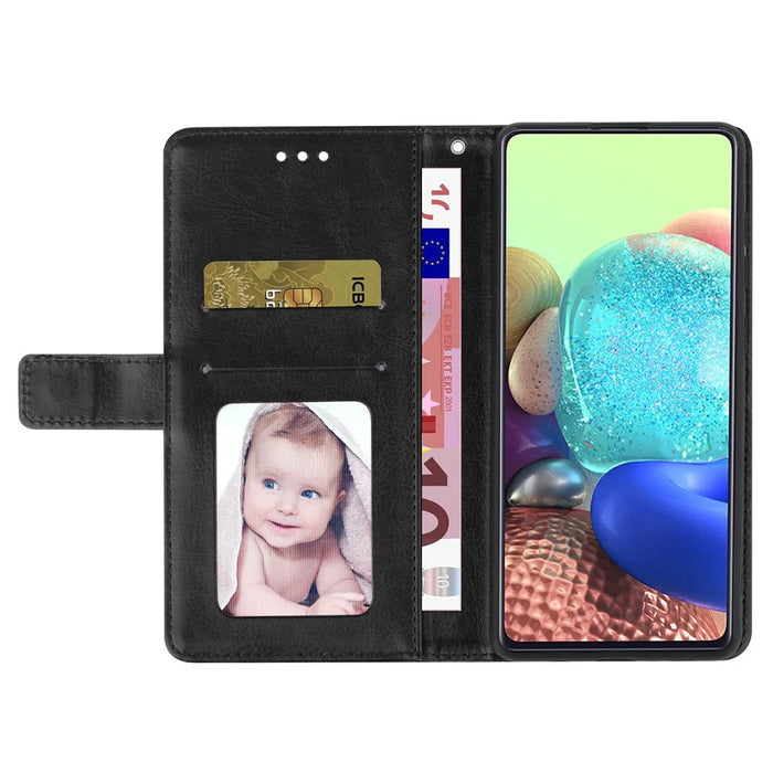 For iPhone 18 Pro Max / 17 Pro Max Case with Wrist Strap Y Shaped Lines Imprint Leather Phone Cover - Black - 2