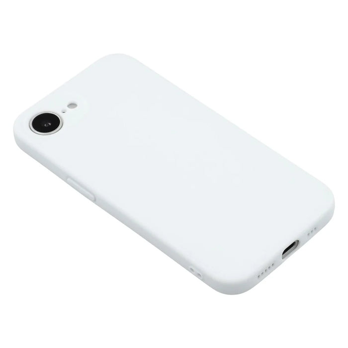 25Pcs For iPhone 17e / 16e Case 1.2mm TPU Matte Phone Cover - White - 4