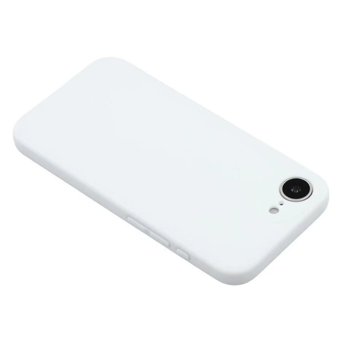25Pcs For iPhone 17e / 16e Case 1.2mm TPU Matte Phone Cover - White - 5