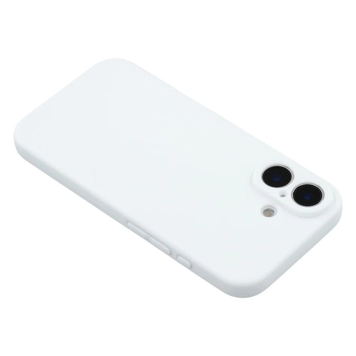 25Pcs For iPhone 16 Case 1.2mm TPU Matte Phone Cover - White - 5