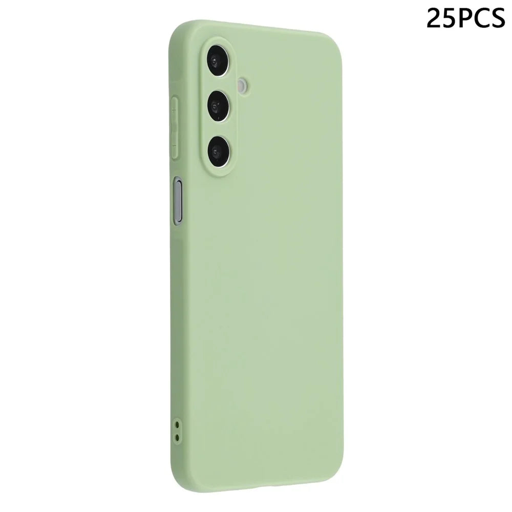 25Pcs For Samsung Galaxy A16 4G / 5G Case 1.2mm TPU Matte Phone Cover - Matcha Green - 1