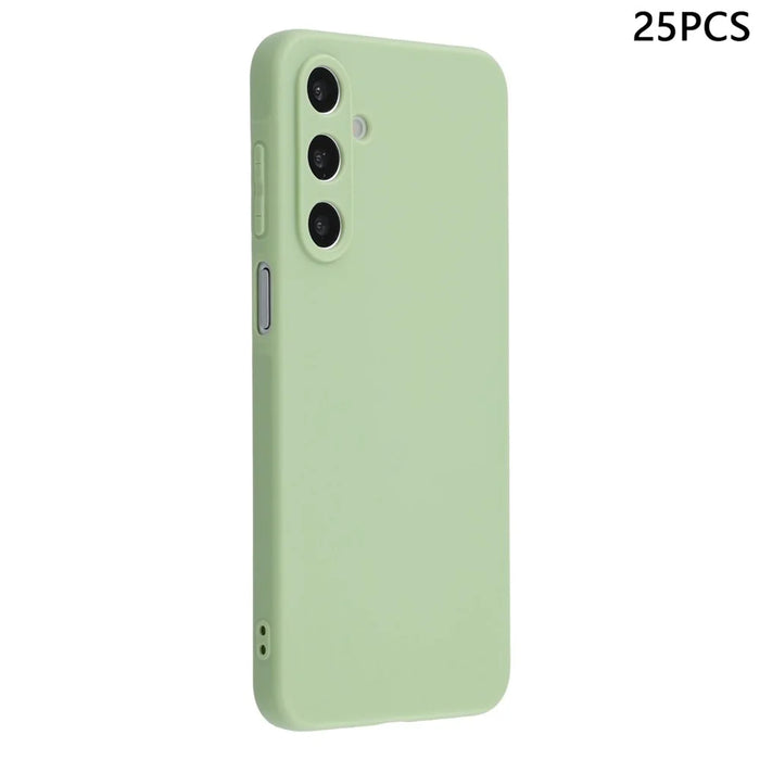 25Pcs For Samsung Galaxy A16 4G / 5G Case 1.2mm TPU Matte Phone Cover - Matcha Green - 1