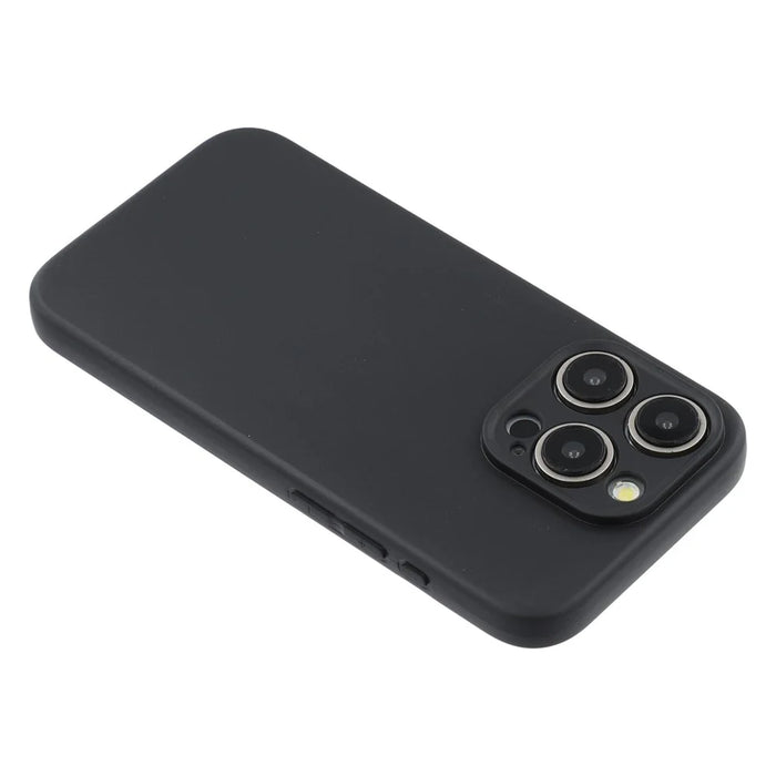25Pcs For iPhone 12 Pro Max Case 1.2mm TPU Matte Phone Cover - Black - 5