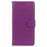 PU Leather Phone Case For Samsung Galaxy S23, Litchi Texture Flip Wallet Cover with Foldable Stand - Purple - 6