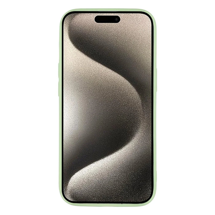25Pcs For iPhone 15 Plus Case 1.2mm TPU Matte Phone Cover - Matcha Green - 2