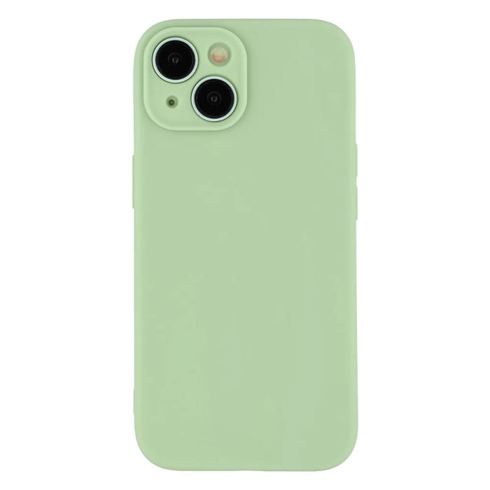 25Pcs For iPhone 15 Plus Case 1.2mm TPU Matte Phone Cover - Matcha Green - 3