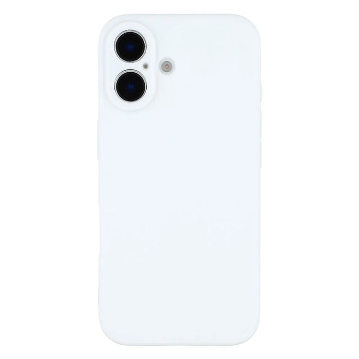 25Pcs For iPhone 16 Plus Case 1.2mm TPU Matte Phone Cover - White - 3