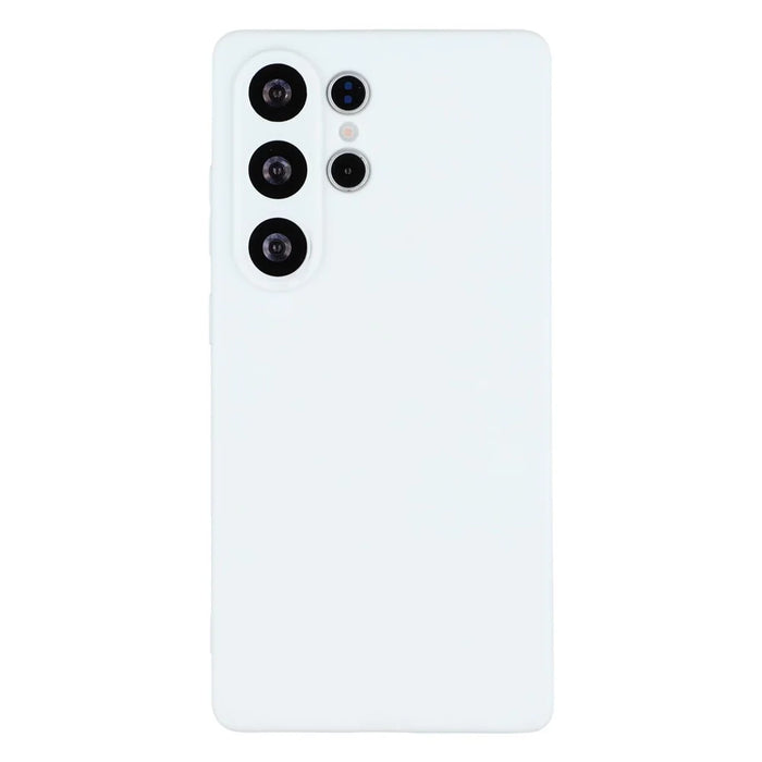 25Pcs For Samsung Galaxy S24 Ultra Case 1.2mm TPU Matte Phone Cover - White - 3