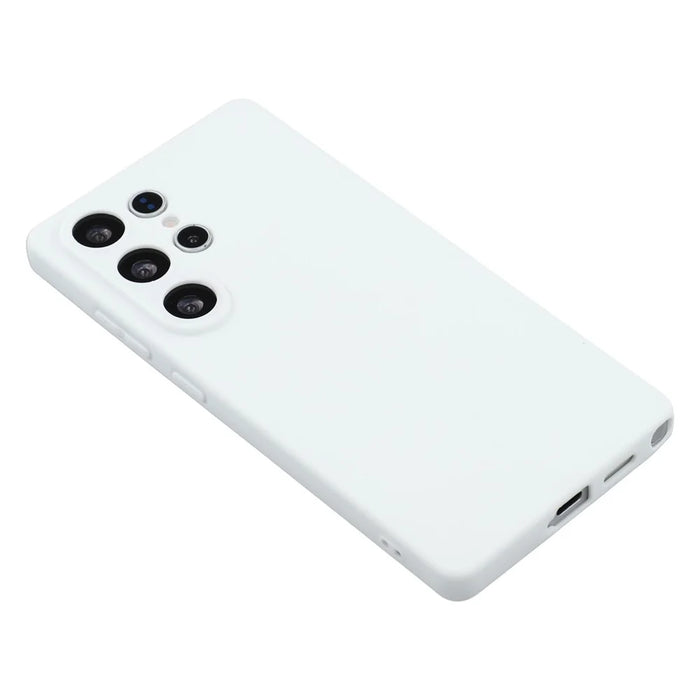 25Pcs For Samsung Galaxy S24 Ultra Case 1.2mm TPU Matte Phone Cover - White - 4