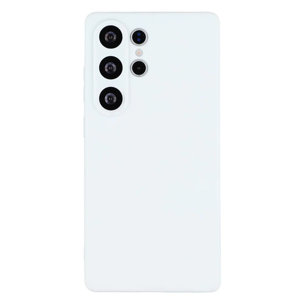 25Pcs For Samsung Galaxy S23 Ultra Case 1.2mm TPU Matte Phone Cover - White - 3