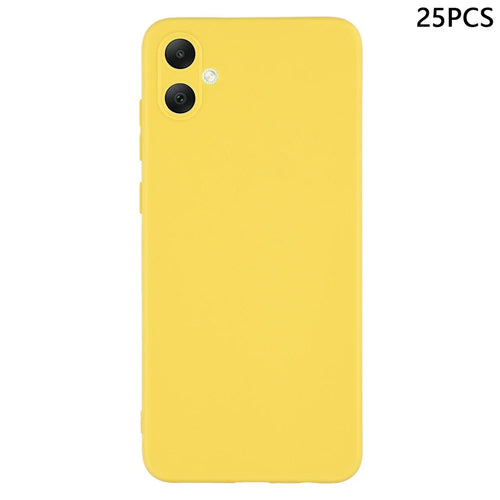25Pcs For Samsung Galaxy A06 4G / 5G Case 1.2mm TPU Matte Phone Cover - Yellow - 1