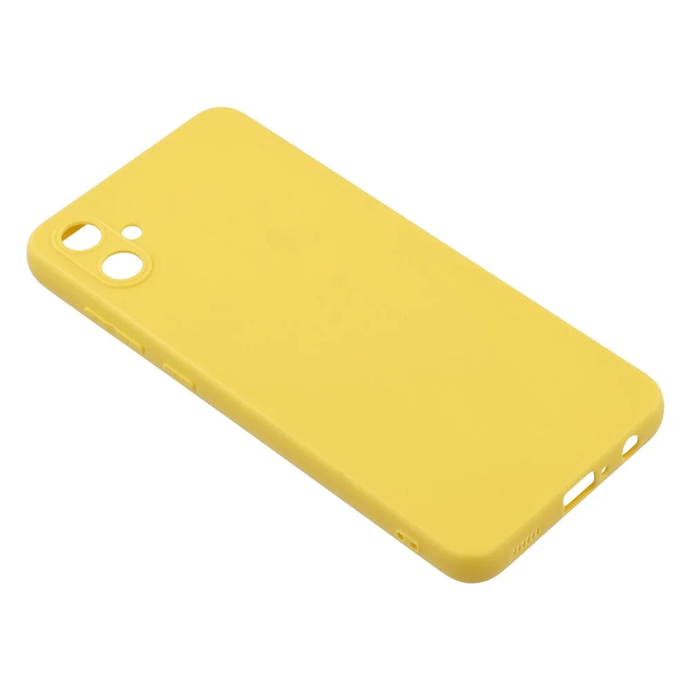 25Pcs For Samsung Galaxy A06 4G / 5G Case 1.2mm TPU Matte Phone Cover - Yellow - 4