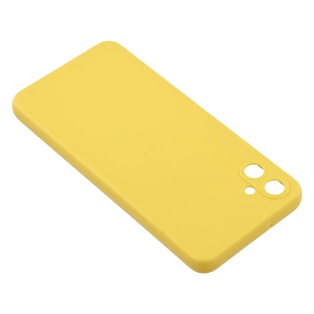 25Pcs For Samsung Galaxy A06 4G / 5G Case 1.2mm TPU Matte Phone Cover - Yellow - 5