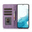 For Samsung Galaxy A55 5G Case Wallet Magnetic Closing Leather Flip Phone Cover - Purple - 2