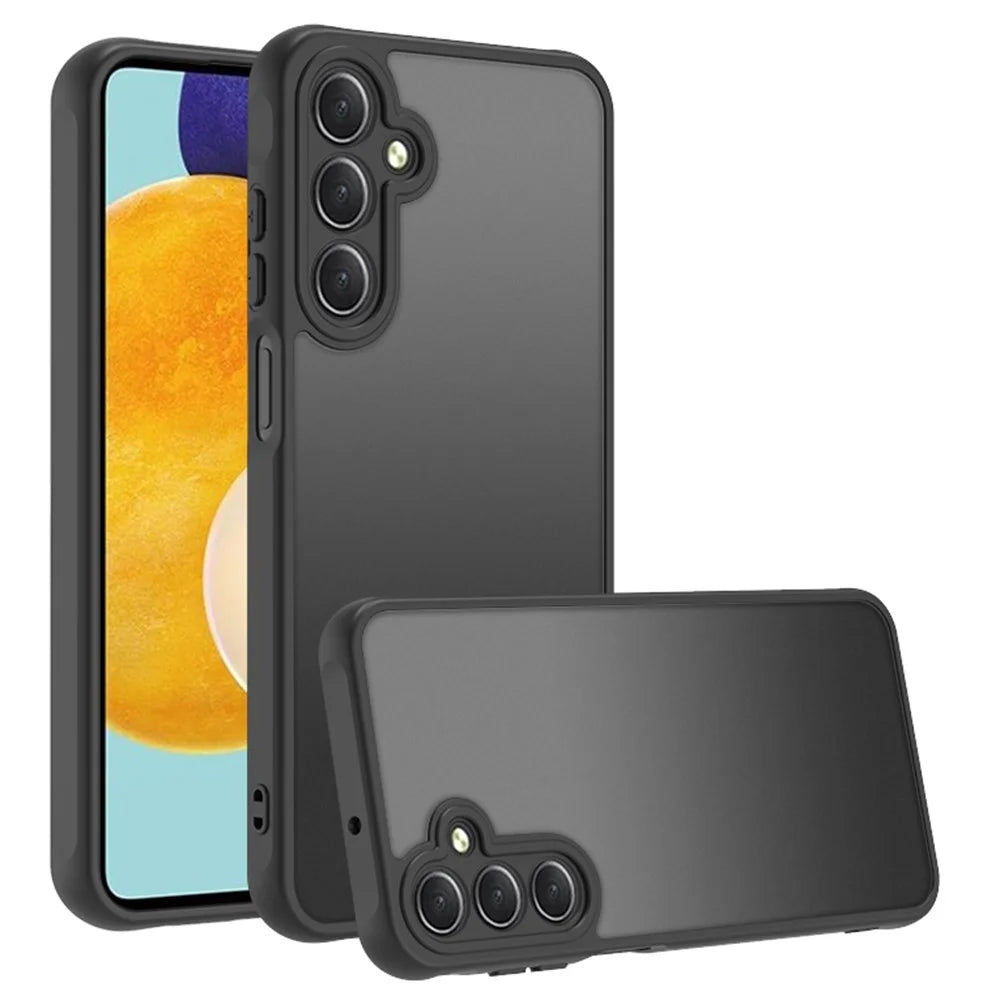 For Samsung Galaxy A26 5G Case Skin Touch Matte PC + TPU Shockproof Phone Back Cover - 1