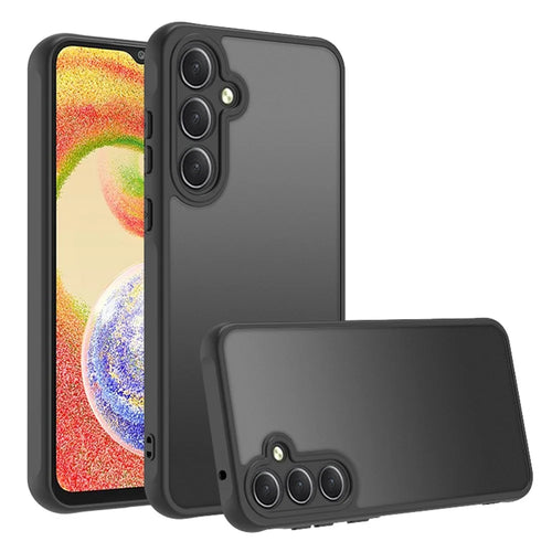 For Samsung Galaxy A56 5G Case Skin Touch Matte PC + TPU Shockproof Phone Back Cover - 1