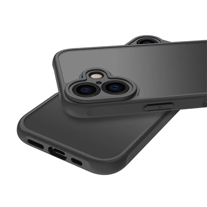 For iPhone 16 Case Skin Touch Matte PC + TPU Shockproof Phone Back Cover - 2