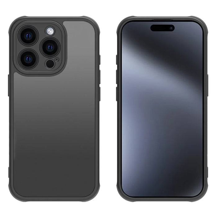 For iPhone 15 Pro Max Case Skin Touch Matte PC + TPU Shockproof Phone Back Cover - 2