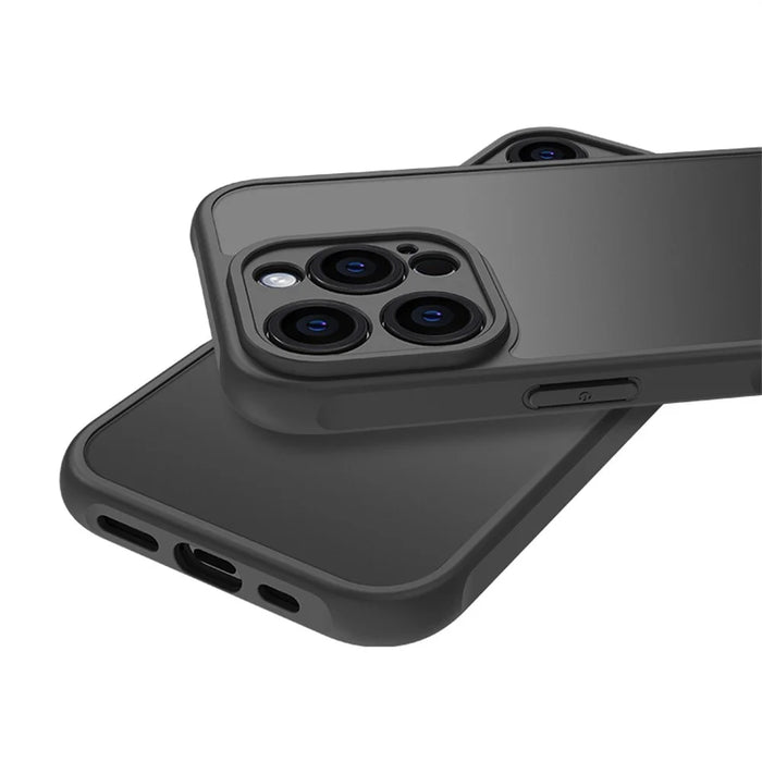 For iPhone 16 Pro Max Case Skin Touch Matte PC + TPU Shockproof Phone Back Cover - 3