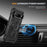 For Google Pixel 9 Pro XL Magnetic Case Metal Lens Frame Kickstand PC + TPU Mobile Cover - Black - 4