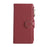 For Samsung Galaxy A55 5G Case Zipper Wallet Leather Phone Cover with Wrist Strap - Wine Red - 6