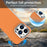 For iPhone 13 Pro Max Case Frameless Ultra Thin TPU + PET Phone Cover Reinforced Corners - Orange - 4