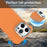 For iPhone 14 Pro Max Case Frameless Ultra Thin TPU + PET Phone Cover Reinforced Corners - Orange - 4