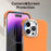 For iPhone 14 Pro Max Case Frameless Ultra Thin TPU + PET Phone Cover Reinforced Corners - Orange - 7