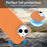 For iPhone 15 Plus / 14 Plus Case Frameless Ultra Thin TPU + PET Phone Cover Reinforced Corners - Orange - 4