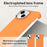 For iPhone 15 Plus / 14 Plus Case Frameless Ultra Thin TPU + PET Phone Cover Reinforced Corners - Orange - 5
