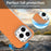 For iPhone 16 Pro Max Case Frameless Ultra Thin TPU + PET Phone Cover Reinforced Corners - Orange - 4