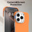 For iPhone 16 Pro Max Case Frameless Ultra Thin TPU + PET Phone Cover Reinforced Corners - Orange - 7