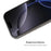 For iPhone 16 Plus Case TPU + Acrylic Clear Anti-Yellowing Phone Back Cover - Grey - 4
