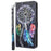 For Samsung Galaxy S23 3D Pattern Printing Anti-scratch Stand Case PU Leather Drop-proof Phone Wallet Cover with Strap - Dream Catcher - 6