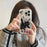 For iPhone 16 Pro Max Case IMD Cartoon Cat Design TPU Shockproof Phone Cover - 2