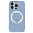 For iPhone 16 Pro Case Rotating Kickstand Liquid Silicone Phone Case Compatible with MagSafe - Blue - 1