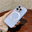 For iPhone 16 Pro Case Rotating Kickstand Liquid Silicone Phone Case Compatible with MagSafe - Blue - 2