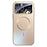 For iPhone 16 Pro Max Case Compatible with MagSafe PC + TPU Phone Cover with Large Window - Gold - 1