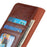 For Samsung Galaxy S23+ Nappa Texture Wallet Case Split Leather Magnetic Protective Flip Stand Phone Cover - Brown - 5