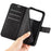 For iPhone 18 Pro / 17 Pro Stand Case Anti-Scratch Calf Texture Leather Phone Cover - Black - 5