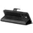 For OnePlus 13T 5G Stand Case Anti-Scratch Calf Texture Leather Phone Cover - Black - 4