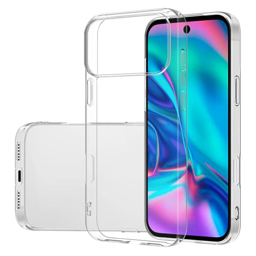 For iPhone 17 Pro Max Case Slim Fit Transparent Soft TPU Phone Cover - 1
