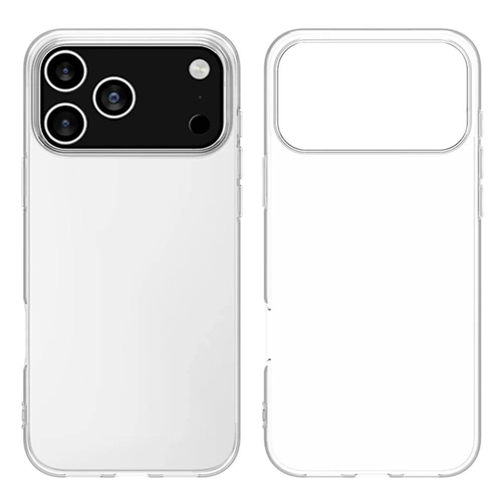 For iPhone 17 Pro Max Case Slim Fit Transparent Soft TPU Phone Cover - 2