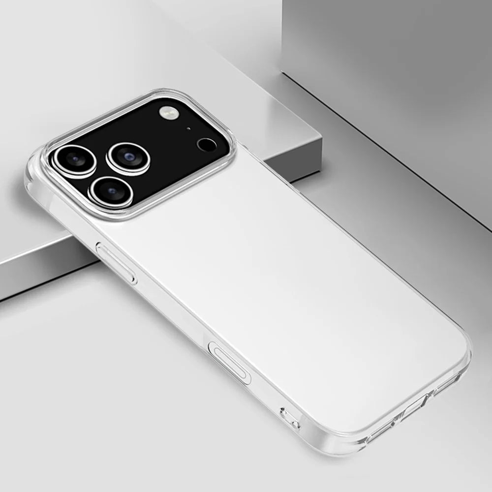 For iPhone 17 Pro Max Case Slim Fit Transparent Soft TPU Phone Cover - 6