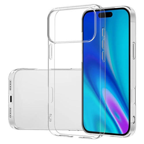 For iPhone 18 Pro / 17 Pro Case Slim Fit Transparent Soft TPU Phone Cover - 1