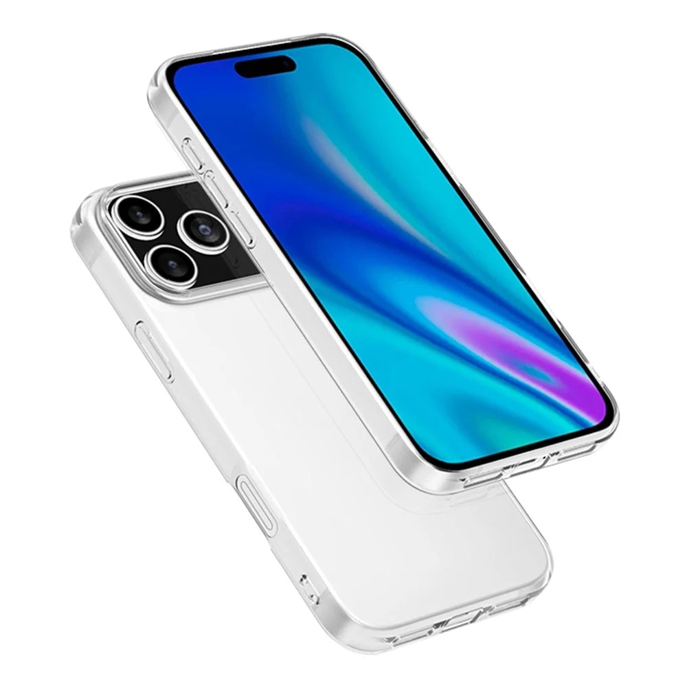 For iPhone 18 Pro / 17 Pro Case Slim Fit Transparent Soft TPU Phone Cover - 3